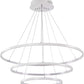 TEKHOME Lampadario a sospensione 51 watt led 3 tonalita luce bianca calda naturale A64-3C