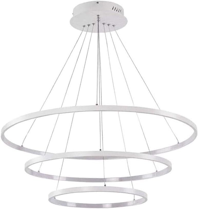 TEKHOME Lampadario a sospensione 51 watt led 3 tonalita luce bianca calda naturale A64-3C