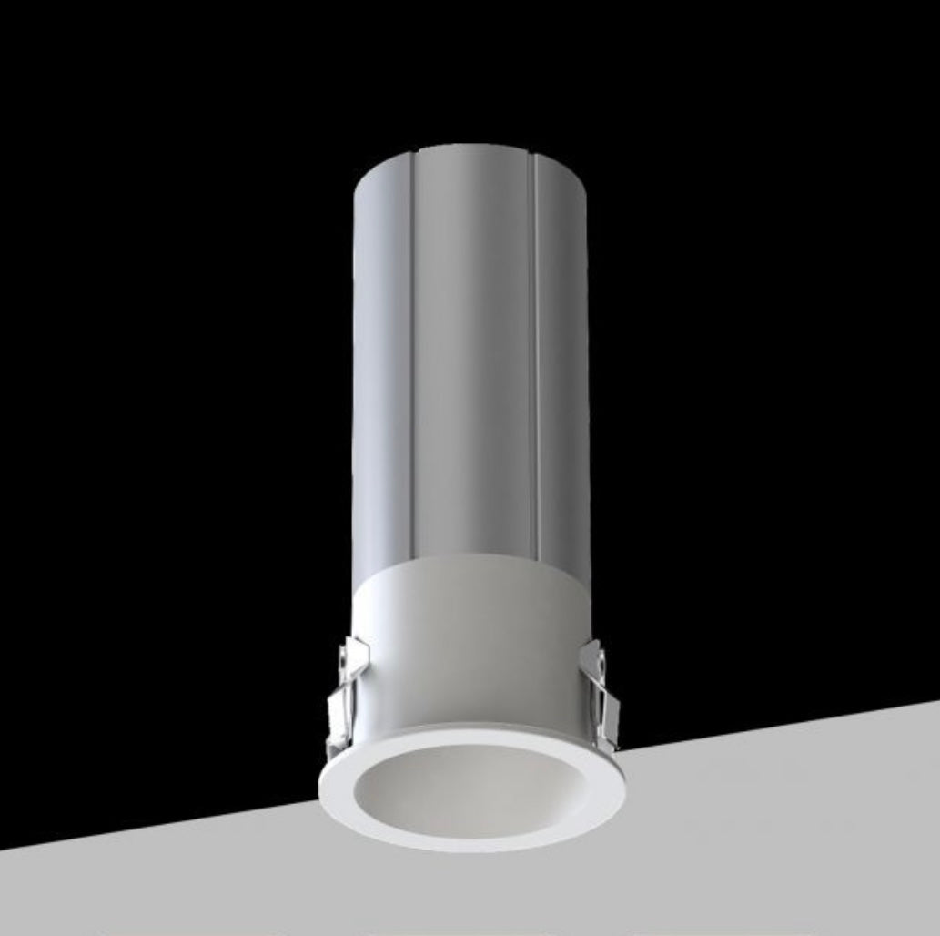 Mini Faretto LED da Incasso COB CCT 5W, Selezione Luce 2700K/4000K/6000K, CRI≥90, Foro Ø30 mm, Fascio 26°, Spot LED per Vetrine, Mobili, Mensole e Controsoffitti, Modello HTSD3-F-R30-3C