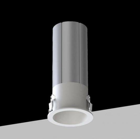 Mini Faretto LED da Incasso COB CCT 5W, Selezione Luce 2700K/4000K/6000K, CRI≥90, Foro Ø30 mm, Fascio 26°, Spot LED per Vetrine, Mobili, Mensole e Controsoffitti, Modello HTSD3-F-R30-3C