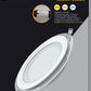 Faretto LED da Incasso Rotondo 12W 1100LM, 3 Colori Selezionabili 3000K 4000K 6500K, Pannello LED da Soffitto, Diametro 160 mm, Foro 125 mm, Fascio 120°, CRI≥80, 1 Pezzo, P-125E-T3C