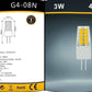 Lampadine LED G4 3W 280LM 12V 10 Pezzi G4-08