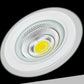 Faretto LED da Incasso Rotondo COB 30W 3100LM, 3 Temperature Colore Selezionabili 3000K 4000K 6500K, Ø240mm, Foro Ø205mm, Fascio 120°, CRI≥80, IP20, 1 Pezzo, COB-205-3C