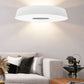 TEKHONE Applique in Gesso da Parete R7S, Lampada da Muro Moderna Verniciabile, Luce Diretta e Indiretta, Bianco, per Soggiorno Camera Corridoio – GS-E75
