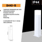 Lampione da Giardino Esterno IP44 con Attacco E27, Palo Luce da Esterno in Alluminio, Colonna Luminosa per Giardino, Vialetto, Terrazza – 440mm-B440