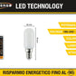 Lampadine LED E14 5W 500LM, 10 Pezzi, 4000K Luce Naturale, Tubolari Ø25x76mm, 180-240V 50/60Hz, E14-04