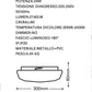 TEKHOME Plafoniera da soffitto forma diamante scocca a puntini trasparente da 18 24 e 36 watt con tecnologia CCT tre colorazione di luce con switch C02