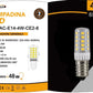 Lampadine LED E14 4W 480LM 6500K 10 Pezzi SPARAC-E14-4W-CE2-6