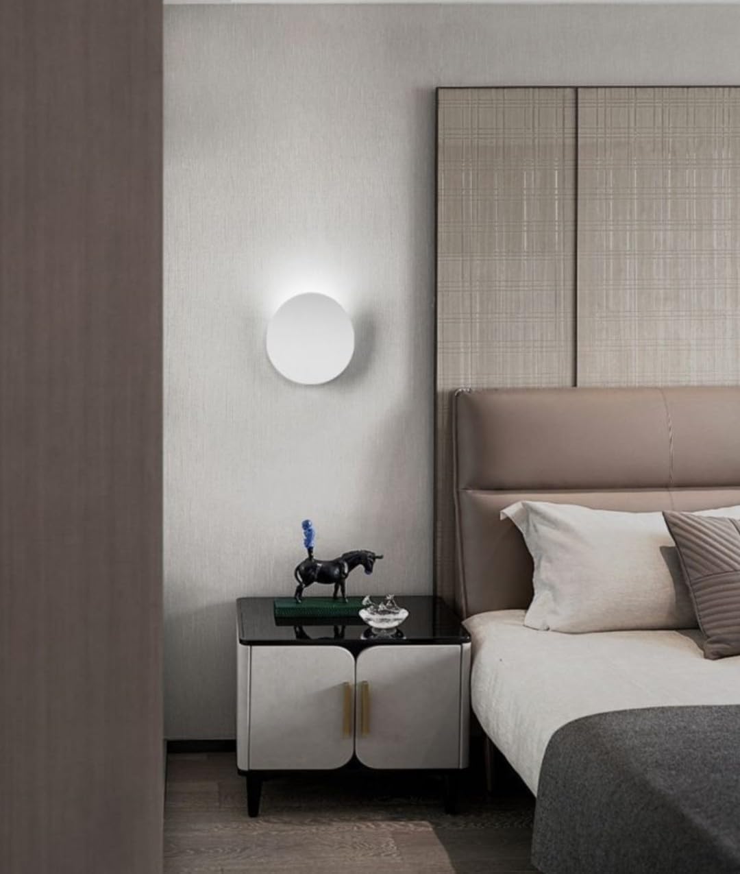 Plafoniera LED da Esterno 12W IP65 – Lampada da Parete Rotonda Moderna, Alluminio Bianco, Luce 3000K/4000K/6500K, Ideale per Interni ed Esterni ES65