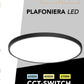 TEKHOME Plafoniera LED Soffitto 36/45W,3colore 3600/4950LM IP40 Impermeabile Rotonda Ø48/60CM Lampadario LED Moderna Luce Soffitto per Cameretta, Cucina, Soggiorno, Balcone -LV