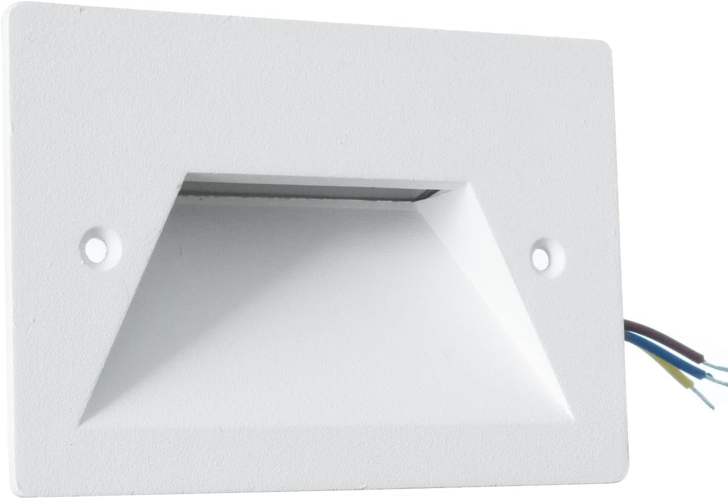 Segnapasso da Incasso LED 3W IP65 CCT-Switch – Lampada da Parete per Scale e Corridoi, Luce Selezionabile 3000K-6500K, Alluminio e Vetro, Impermeabile da Esterno e Interno ES49