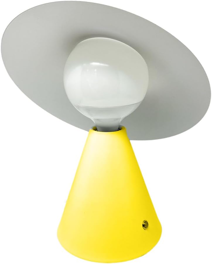 Lampada da Tavolo E27  – Design Moderno con Paralume Inclinato, Lampada da Comodino in Metallo, per Camera da Letto, Soggiorno, Studio   D13