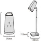 Lampada da Tavolo LED Ricaricabile 6W – Senza Fili, 3 Temperature di Colore 3000K/4000K/6500K, Orientabile, Batteria Integrata, Luce per Scrivania e Comodino BL-1008