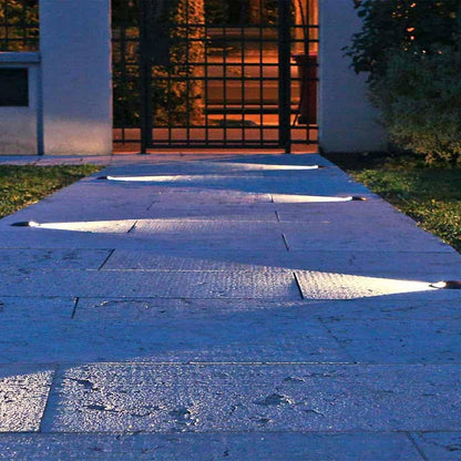 Lampada Segnapasso da Incasso a Terra LED 1W per Esterno, Luci da Pavimento Per Vialetto Giardino, Corpo Nero Alluminio, 3000K/4000K – Illuminazione da Esterno-321