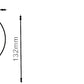 Applique LED da Esterno 12W IP54, Lampada da Parete Moderna Rotonda in Alluminio e Vetro, 720LM, Impermeabile per Facciata, Balcone e Giardino 570