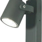 Applique da Esterno GU10 IP44, Faretto da Parete Orientabile in Alluminio e Vetro, Attacco GU10 (Lampadina no), Impermeabile per Giardino, Balcone e Facciata - Bianco/Grigio Scuro B172