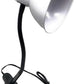 Lampada da Tavolo con Pinza – Attacco E27, Braccio Flessibile 40 cm, Metallo, Luce Direzionabile, Max 60W – Studio, Scrivania, Cameretta D21