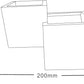 TEKHONE Applique da Parete in Gesso Bianco 2xG9 | Lampada da Muro Moderna Verniciabile | Illuminazione Decorativa per Soggiorno Camera Corridoio – GS-E74