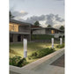 Lampada da giardino IP65 12W per esterno, bollard light in alluminio+vetro, 600lm, 3000K/4000K/6500K – Serie ES28