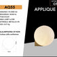 Applique da Parete Design Sferico – Lampada Moderna in Metallo Oro Opaco, Attacco G9, Compatibile con Lampadine LED o Alogene, Facile Installazione per Camera, Soggiorno o Ufficio AQ55