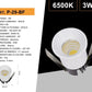Faretti LED da Incasso 3W, Kit da 5 Pezzi, COB LED 300 lm, Foro Ø35 mm, 3000K/4000K/6500K, Fascio 30°, AC 100-240V, Corpo in Alluminio, Faretto da Soffitto per Casa, Negozi e Uffici,P-29
