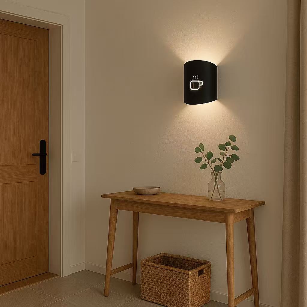 TEKHOME Applique da muro design caffè G9, lampada da parete moderna in metallo e ceramica, 1XG9, colore nero o bianco, per soggiorno cucina bar AQ45