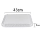 TEKHOME Plafoniera LED da Soffitto 48W Dimmerabile, Forma Quadrata, 3 Colori Selezionabili 3000K-4000K-6500K, Protezione Sovratensione, per Camera Soggiorno Cucina, Bianca C29