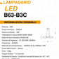 Lampadario a Sospensione LED 3 Cerchi 45watt B63