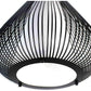 Lampadario da soffitto a goccia sospensione bianco e nero portalampada E27 arredamento moderno B18