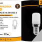 Lampadine LED E14 2W 220LM 3000K, 10 Pezzi, Luce Calda, Formato Compatto 18x51mm, 220-240V, SPARAC-E14-2W-0S2-3