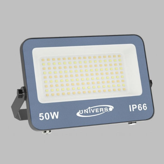Faro LED Esterno CCT IP66 – 10W/20W/30W/50W/100W/200W – Selettore 3000K-4000K-6500K – Faretto LED da Esterno in Alluminio, Bianco o Grigio FT01