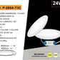 Faretto LED da Incasso Rotondo 24W 2400LM, 3 Colori Selezionabili 3000K 4000K 6500K, Pannello LED Ultrasottile Ø300mm, Foro Ø280mm, Fascio 120°, CRI≥80, 1 Pezzo, P-285A-T3C