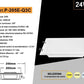 Pannello LED da Incasso Quadrato 24W 2400LM, 3 Temperature Colore Selezionabili 3000K 4000K 6500K, Faretto LED 240x240mm, Foro 205x205mm, Fascio 120°, CRI≥80, IP20, 1 Pezzo, P-205E-Q3C