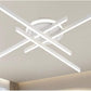 TEKHOME Lampadario da Soffitto LED 45W, CCT 3000K-6500K, 3 Colori Selezionabili, Corpo in Alluminio Bianco Sabbia/Nero, Plafoniera Rotonda Moderna per Interni, IP20 PN-21B3C