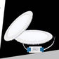 Faretto LED da Incasso Rotondo 6W 480LM, 3 Colori Selezionabili 3000K 4000K 6500K, Pannello LED Ultrasottile Ø120mm, Foro Ø105mm, Fascio 120°, CRI≥80, 1 Pezzo, P-105A-T3C