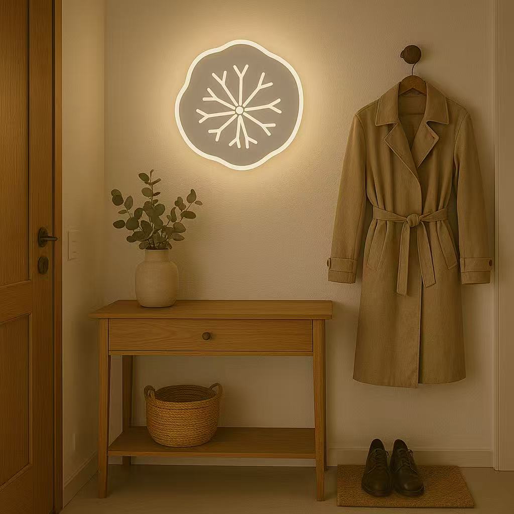 TEKHOME Applique da Parete LED 14W Forma Albero Bianco, Lampada da Muro Moderna 3000K-6500K CCT, Illuminazione Decorativa Interna Camera da Letto e Soggiorno AQ10-3C
