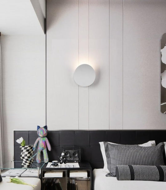Plafoniera LED da Esterno 12W IP65 – Lampada da Parete Rotonda Moderna, Alluminio Bianco, Luce 3000K/4000K/6500K, Ideale per Interni ed Esterni ES65