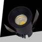 Faretti LED da Incasso 3W, Kit da 5 Pezzi, COB LED 300 lm, Foro Ø35 mm, 3000K/4000K/6500K, Fascio 30°, AC 100-240V, Corpo in Alluminio, Faretto da Soffitto per Casa, Negozi e Uffici,P-29