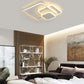 TEKHOME Plafoniera LED 48W Design Quadrato Sovrapposto Bianca Stile Moderno per Interni IP20 per Corridoio Soggiorno Camera da Letto C31-3C