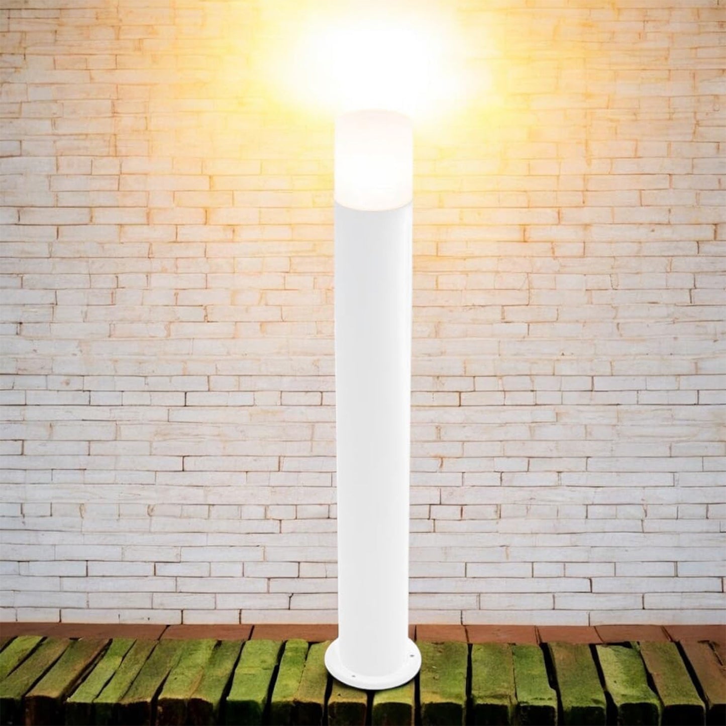 Lampione da Giardino IP54 E27 | Paletto Luminoso da Esterno in Alluminio | Per Vialetti, Cortile e Terrazzo | Max 60W | Modello 529PA-B440