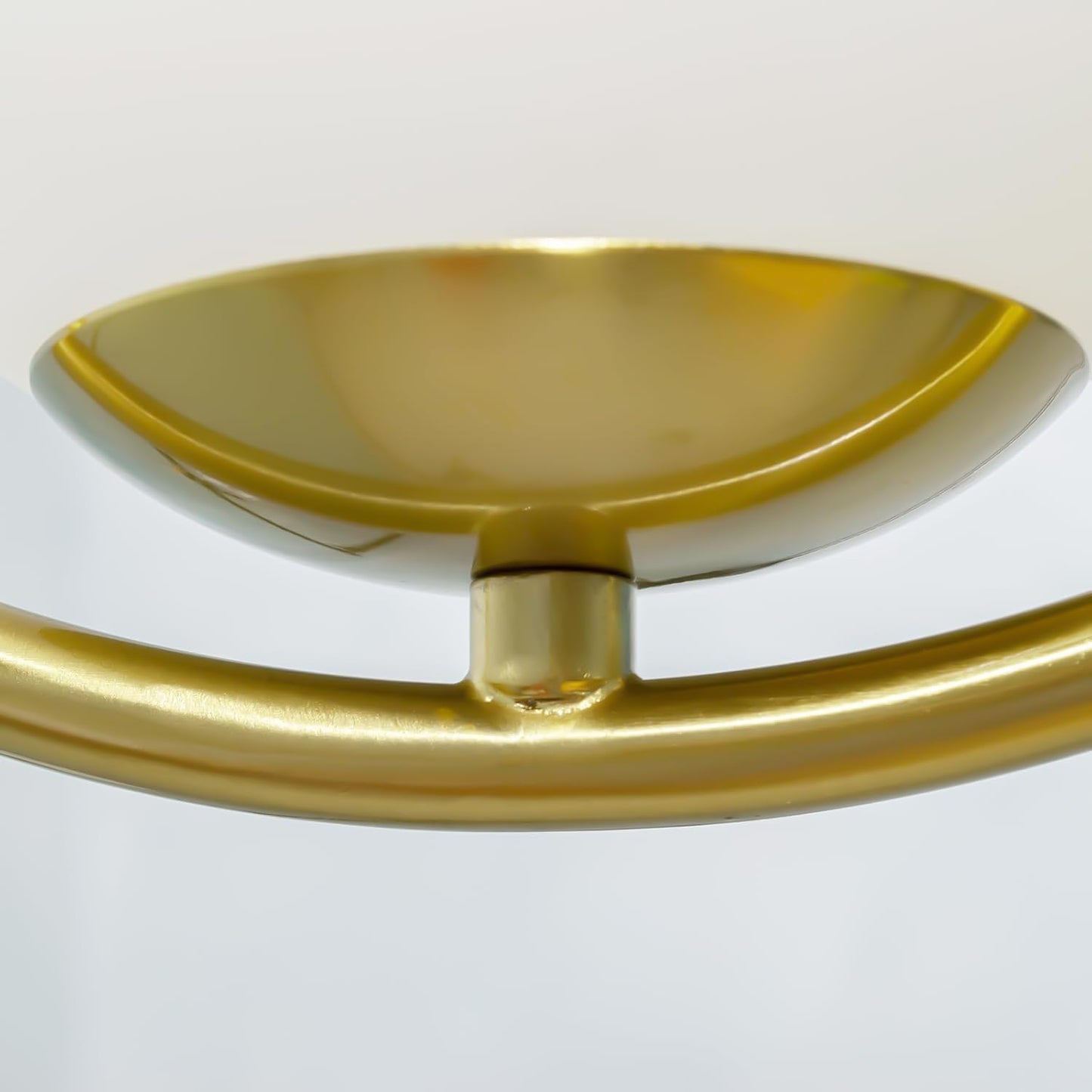 Lampadario bronzo sospensione LED cerchio pendente G9 paralume globo vetro luce tavolo cucina soggiorno ristorante A97