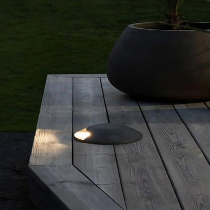 Lampada Segnapasso da Incasso a Terra LED 1W per Esterno, Luci da Pavimento Per Vialetto Giardino, Corpo Nero Alluminio, 3000K/4000K – Illuminazione da Esterno-321