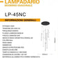 Lampadario Cascata moderno 105w  bianco/nero LP-45