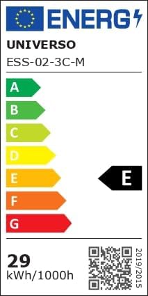 Plafoniera LED IP65 29W CCT 3000K-4000K-6500K Ø235mm, Lampada da Soffitto per Interno/Esterno, Ultra Luminosa 3940LM, Colore Nero/Bianco, ESS-02