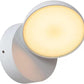 Applique LED da Esterno 12W IP54, Lampada da Parete Moderna Rotonda in Alluminio e Vetro, 720LM, Impermeabile per Facciata, Balcone e Giardino 570