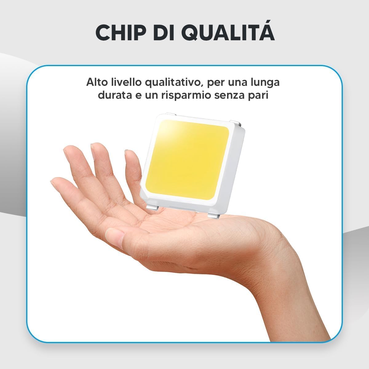 TEKHOME Applique da Muro LED 12W Bianca Sabbia, Lampada da Parete Rettangolare Moderna, 3000K-6500K Regolabile, Design Decorativo per Soggiorno Camera da Letto Corridoio E59-B3C