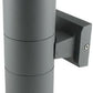 Applique da Esterno 2xGU10 IP55 – Lampada da Parete LED per Esterni a Doppia Luce su e Giù, Design Moderno in Alluminio, Impermeabile, per Facciata, Giardino o Ingresso ES01