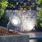 Faretto da Giardino con Picchetto GU10 IP65 60W, Lampada da Terra per Esterni in Alluminio, Orientabile, per Giardino, Vialetto, Terrazza – Nero/Grigio/Bianco ES12