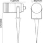 Faretto da Giardino con Picchetto GU10, IP65 Impermeabile, Orientabile, Corpo in Alluminio, Spot da Esterno per Giardino/Siepi/Vialetti – Attacco GU10 (Lampadina Non Inclusa) 837WA-B80-G