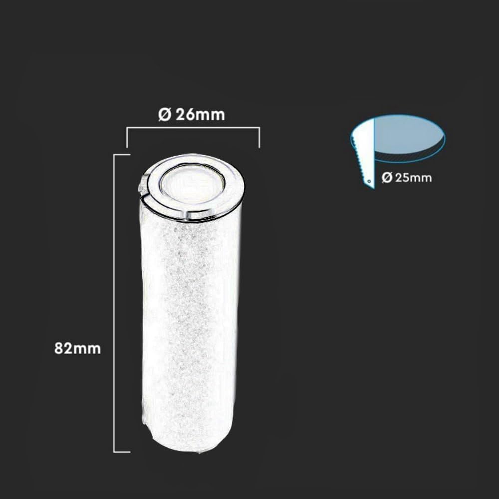 Faretti da Incasso da Esterno IP67 LED 0.5W, Luci Segnapasso per Giardino/Scala/Sentiero, Corpo in Acciaio Inox, Ø26mm – 3000K/4000K -210